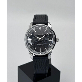 Custom Seiko Mod • Black Sakura Diamond Presage • 33mm